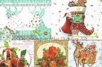 Designer Large Napkins Kit - Christmas Set 7