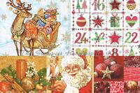 Designer Large Napkins Kit - Christmas Set 8