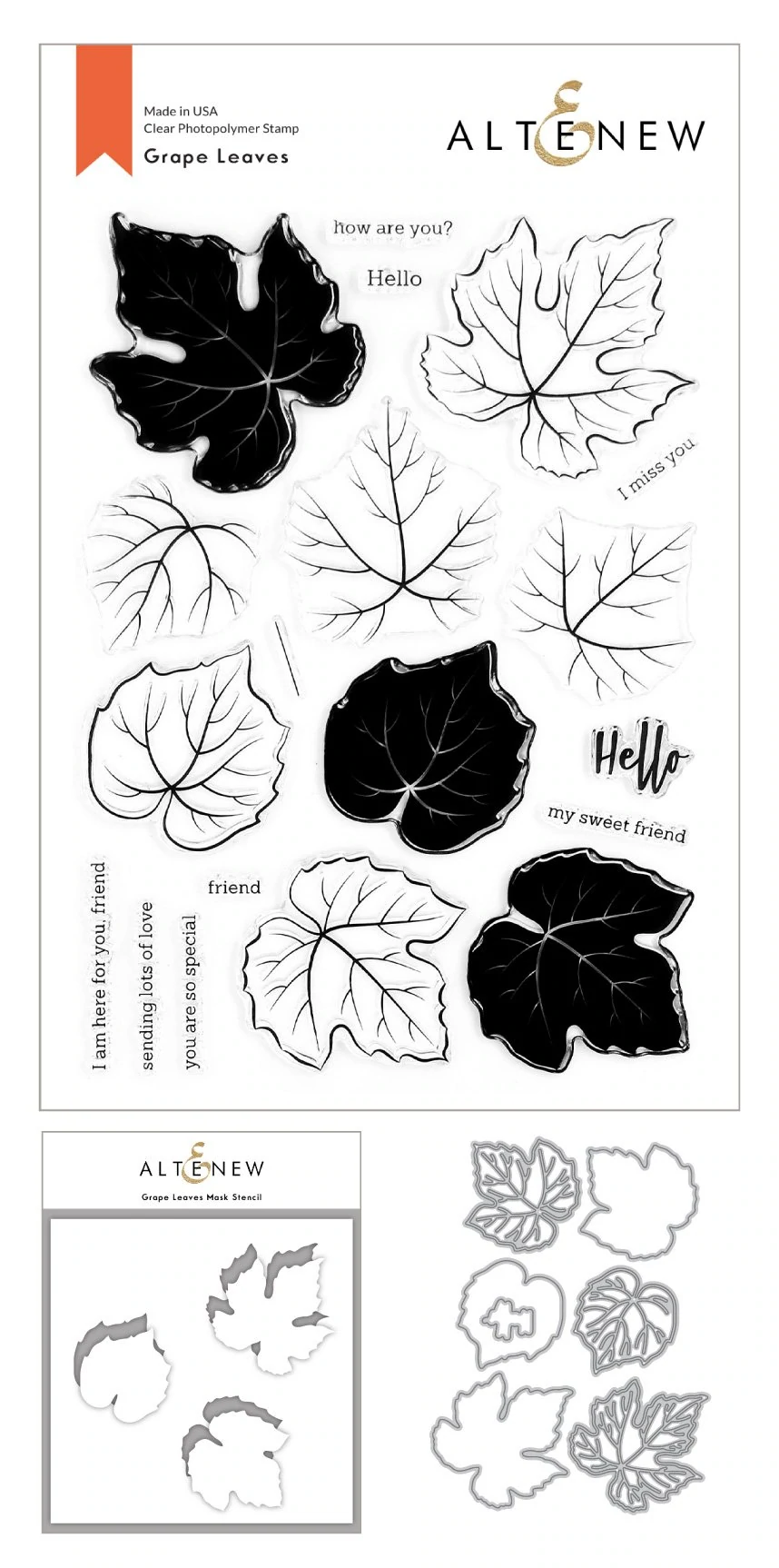 Altenew -Grape Leaves Bundle Set