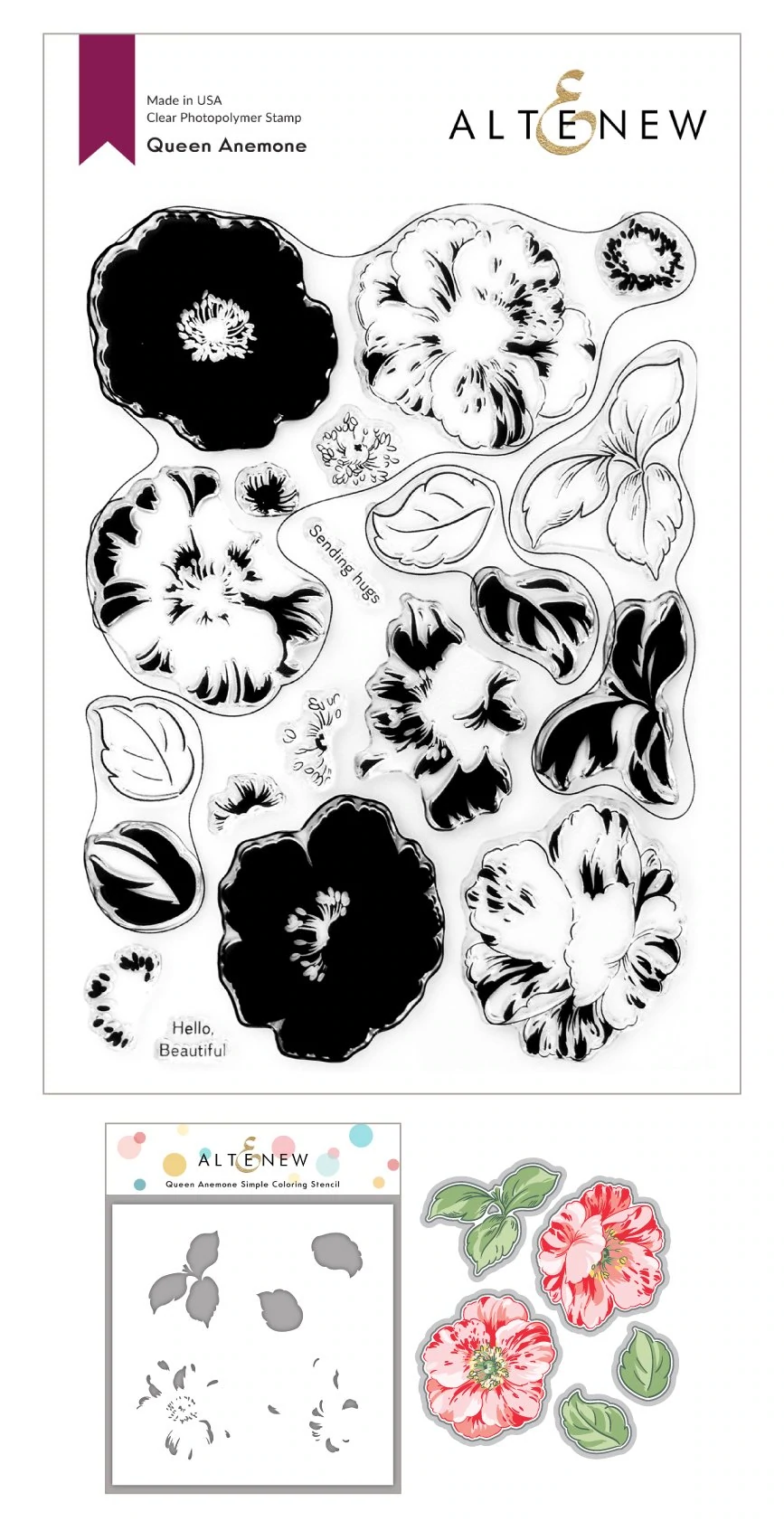 Altenew -Queen Anemone Bundle Set
