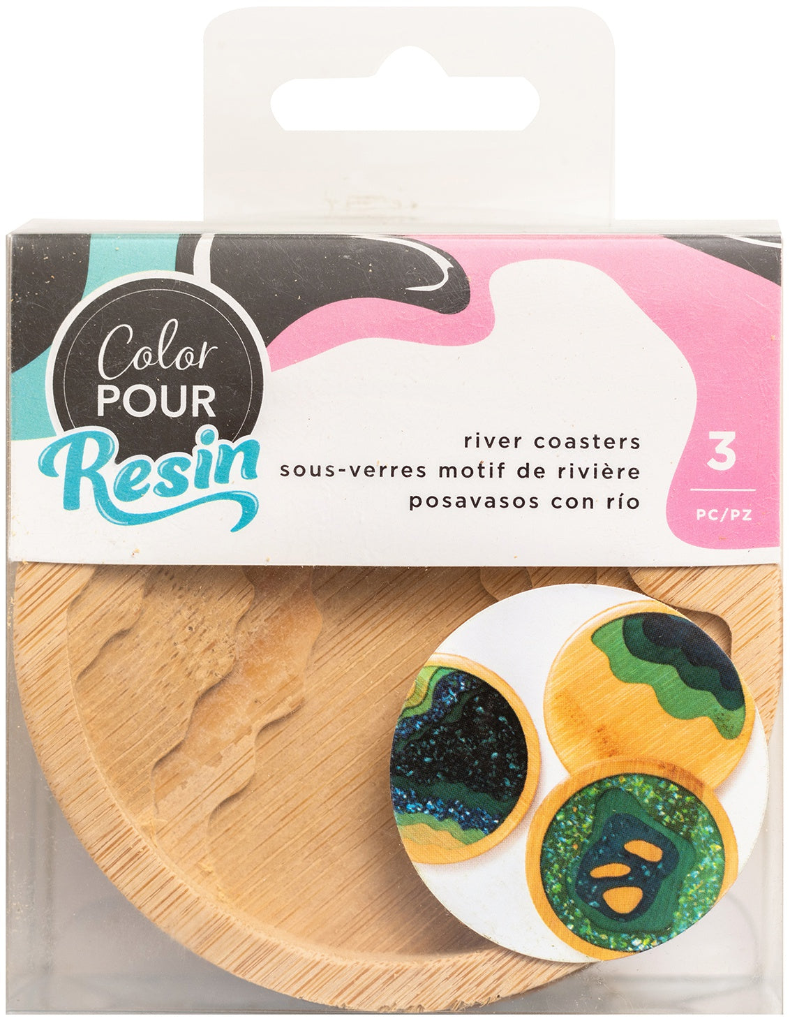 Colour pour Resin Coasters