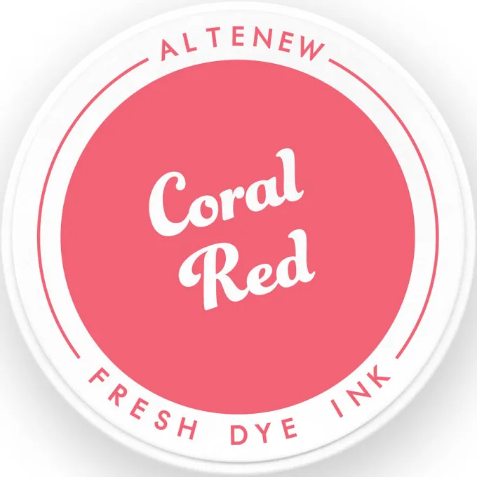 Altenew Coral Red Ink Pad
