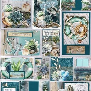Scrapbook & Cards Kits - 3 Quarter Designs Coastal Broadwalk