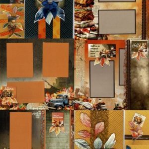 Scrapbook & Cards Kits - 3 Quarter Designs Falling Leaves