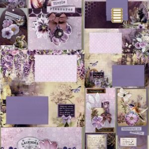 Scrapbook & Cards Kits - 3 Quarter Designs Lilac Euphoria